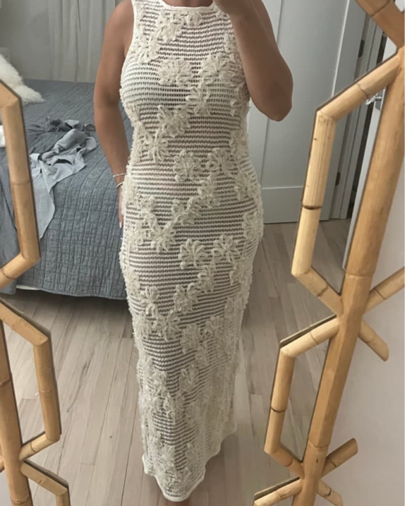 Libby Crotchet Cover Up Dress  - Image 3