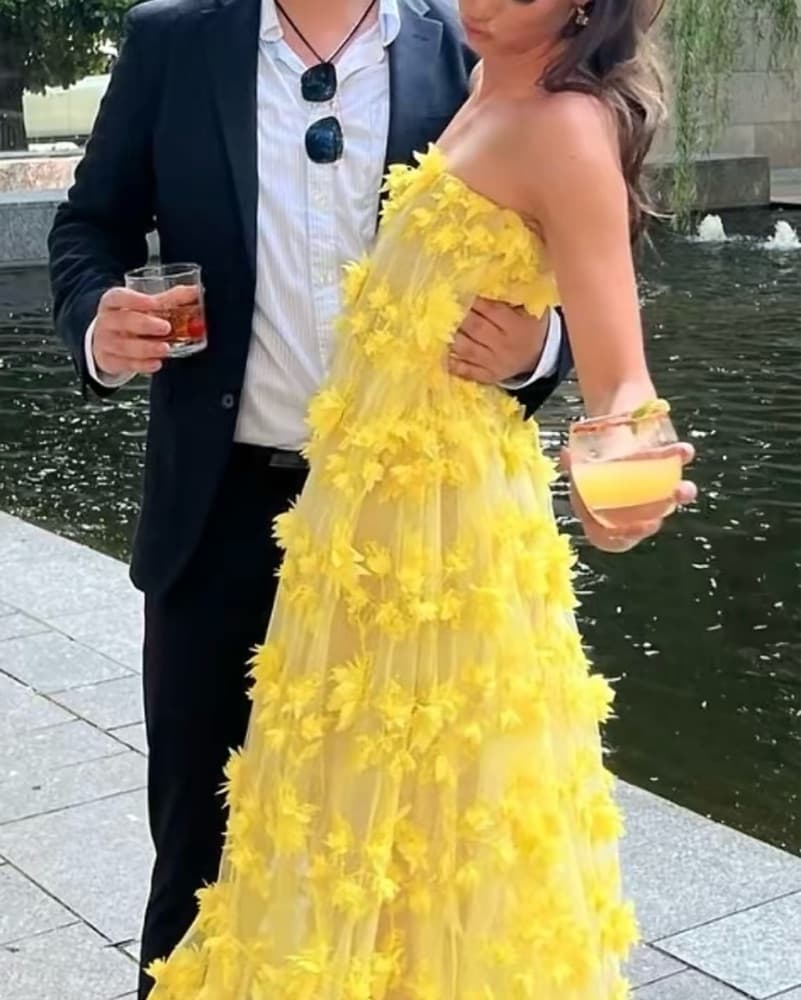 Anthro Helsi Athena Yellow Dress - Image 1