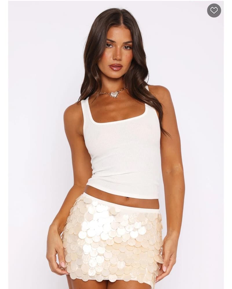 White Fox Ariel Shell Skirt - Image 3