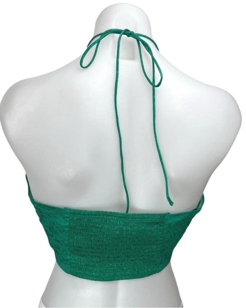 12th Tribe Emerald St Barths Crop Top - Image 2