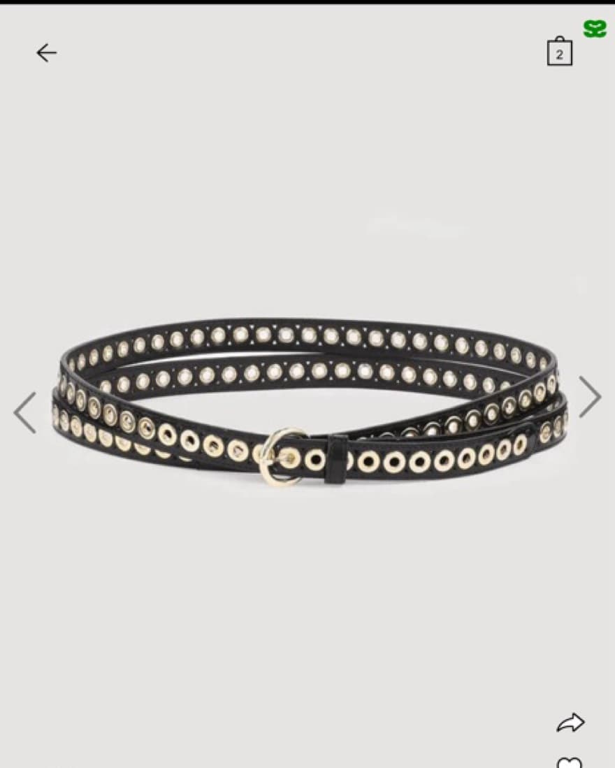 Sandro Leather Belt - Image 1