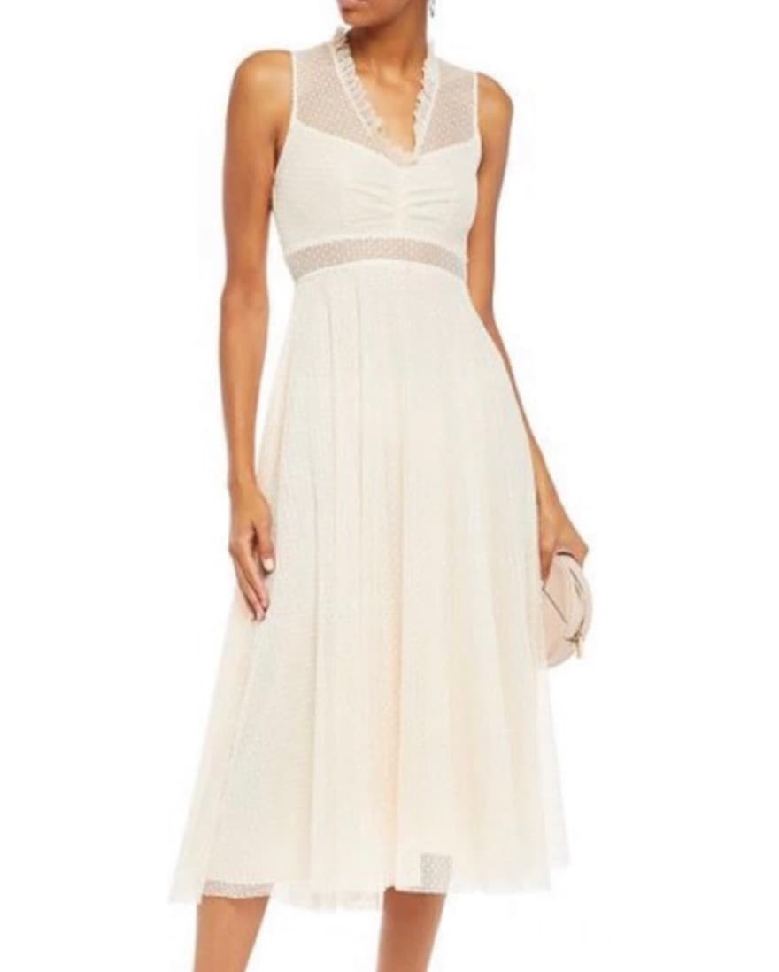 Sandro Cassie Embroidered Tulle Dress - Image 1