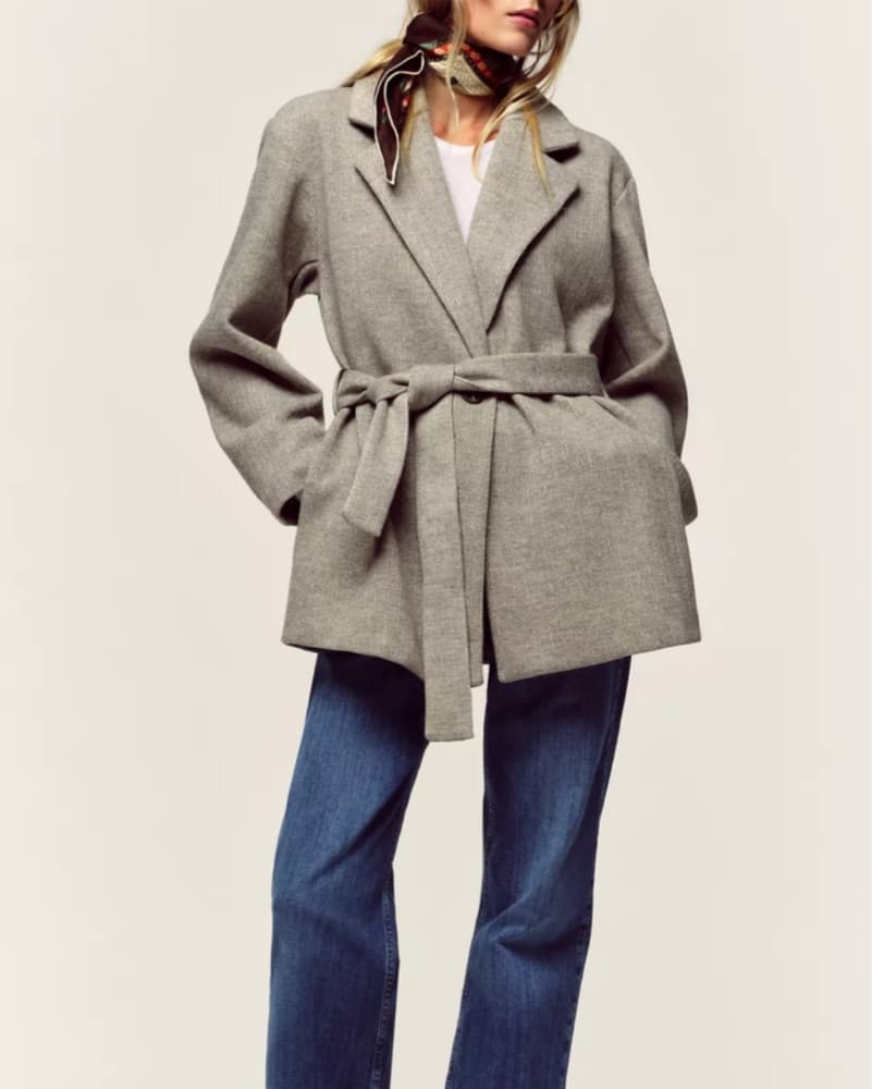 Zara Soft Belted Blazer - Image 1