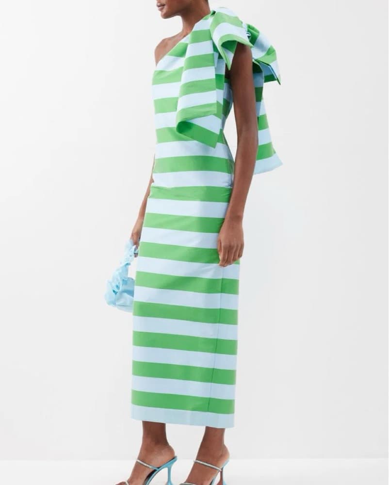 Bernadette Bow Shoulder Gown - Image 1