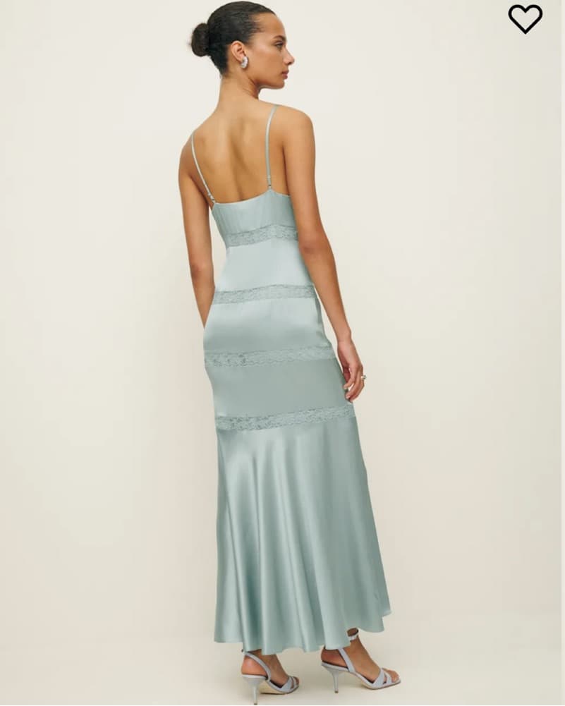 Reformation Riah Silk Dress - Image 2