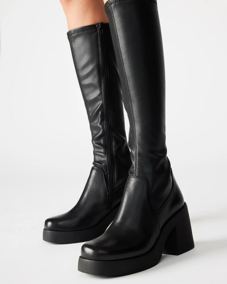 Black Steve Madden Berkleigh Boots - Image 1