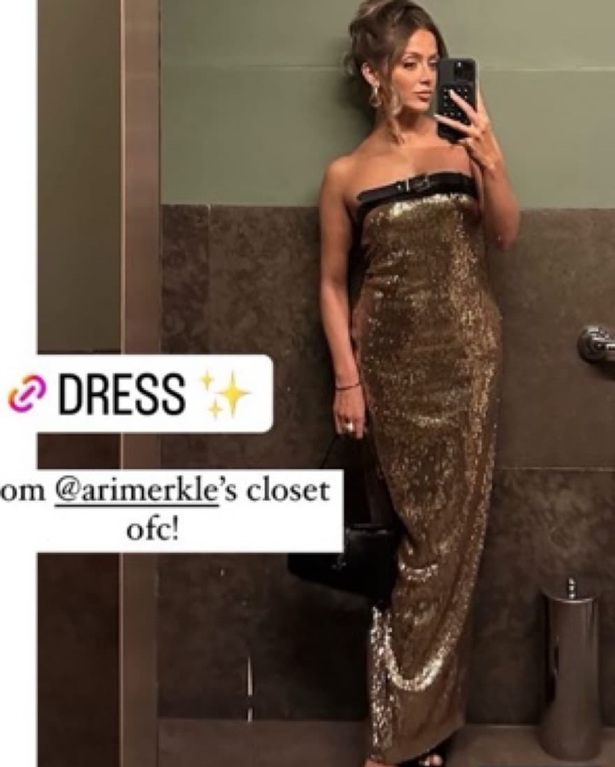 Sequin Maxi Belted Dress  - Image 5