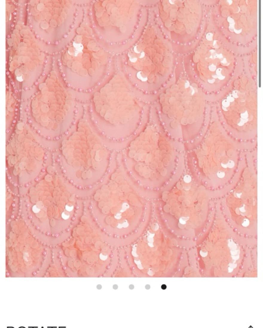 ROTATE Pink Sequin Maxi Dress - Image 6