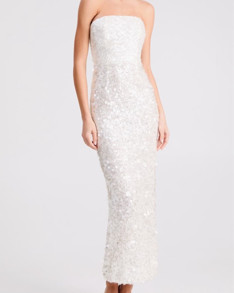 HELSI Leslie Strapless Column Midi Dress - Image 1