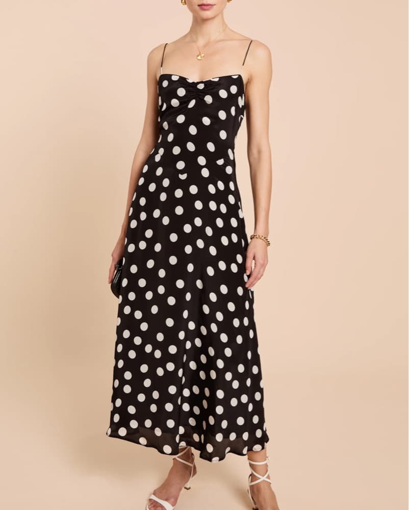 Kourt Adel Polka Dor Dress - Image 1