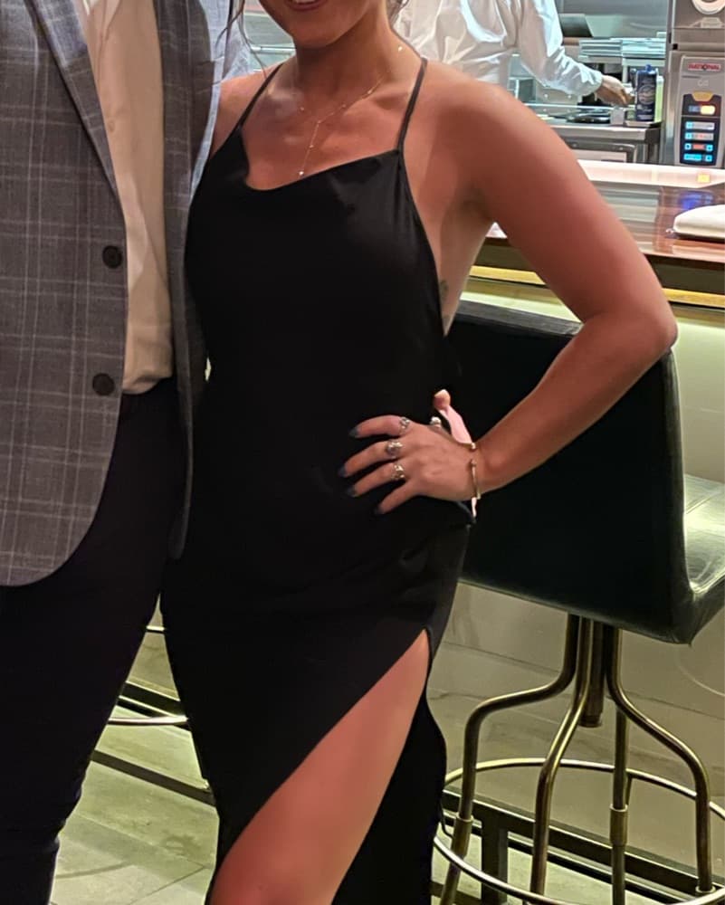 Amanda Uprichard Black Maxi Dress - Image 5