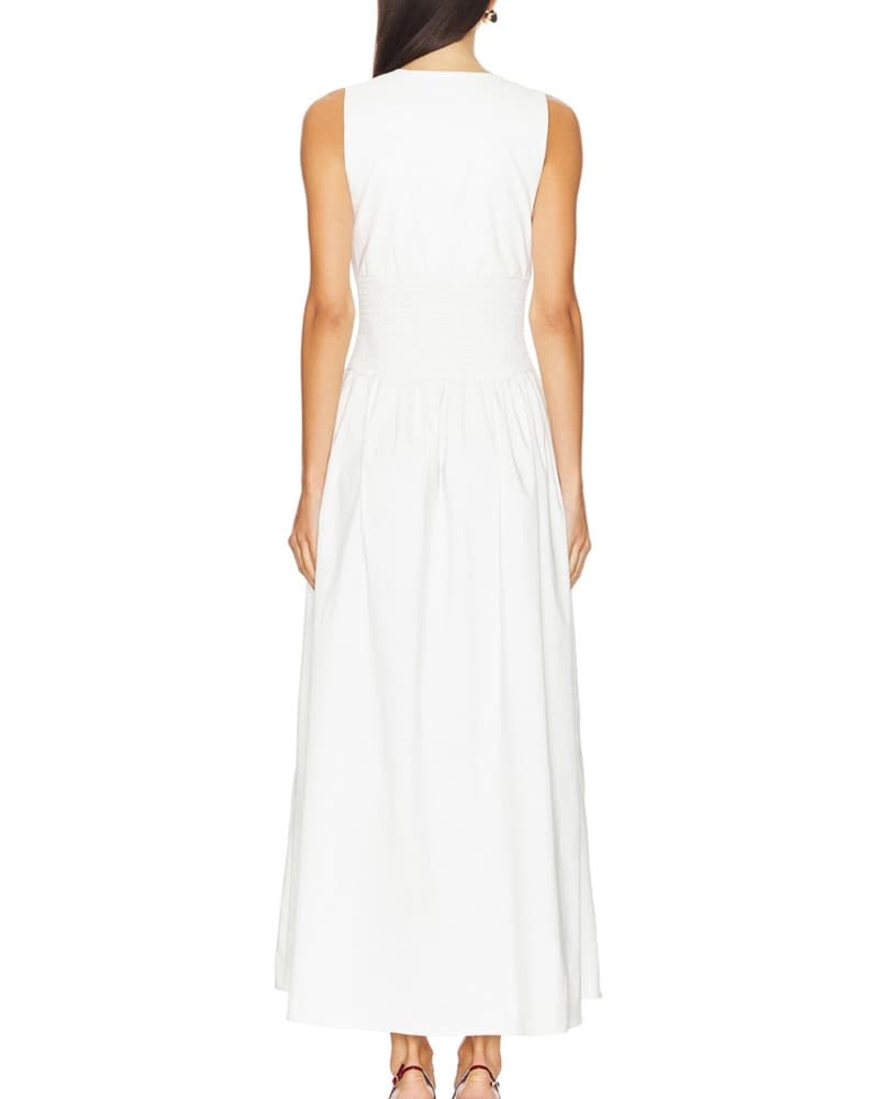 Button Front Scallop Dress - Image 2