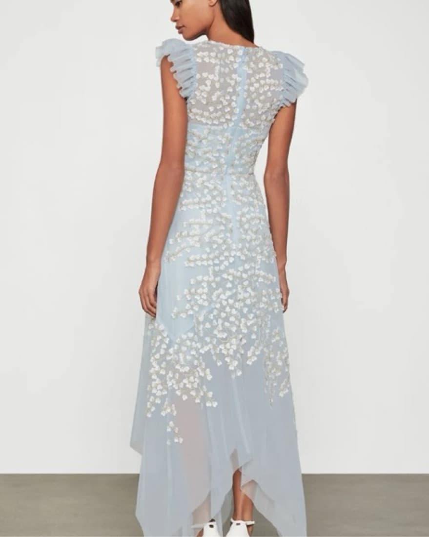 BCBG MAXAZRIA Embroidered Tulle Dress 2 - Image 5