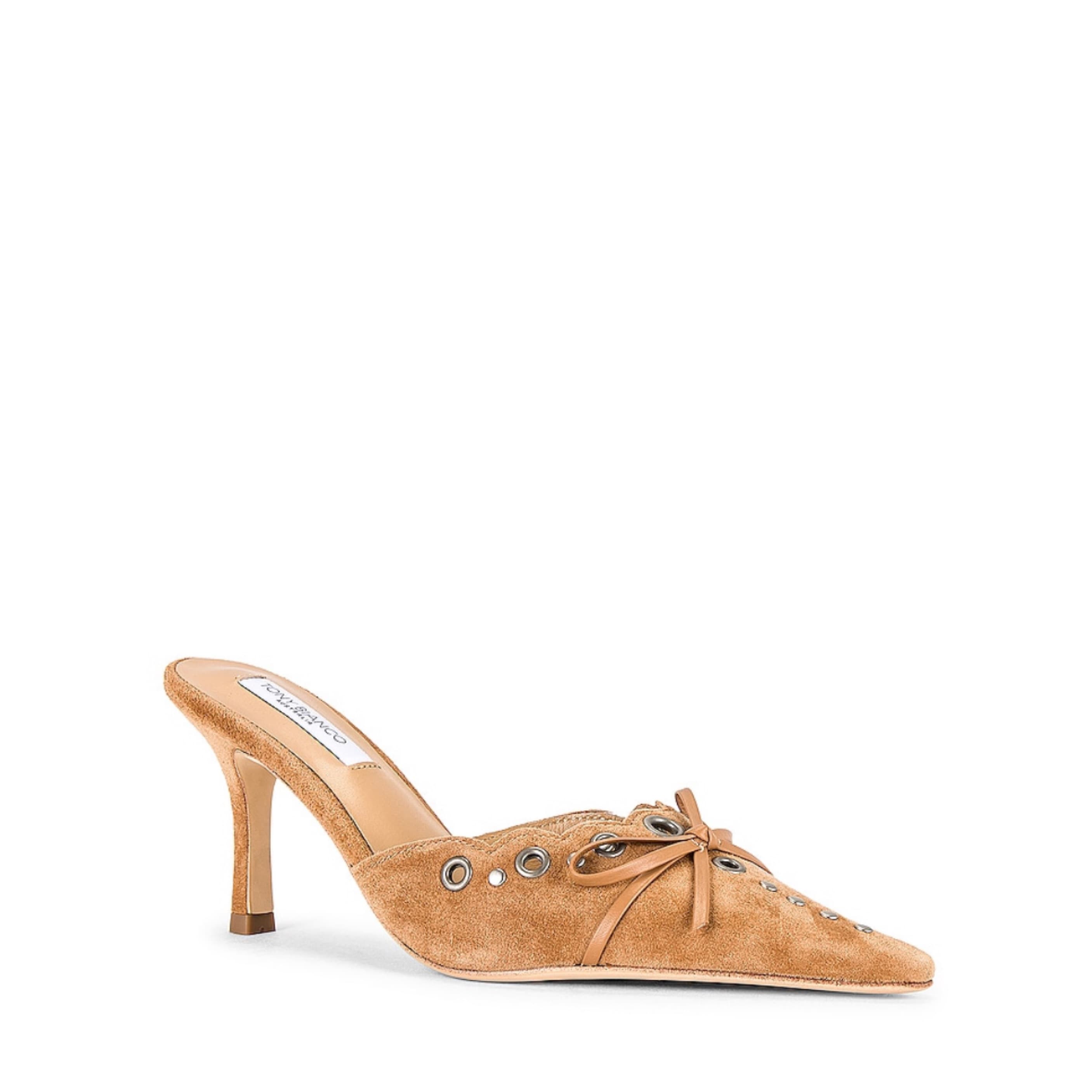 Tony Bianco Kitten Heels Butterscotch - Image 6