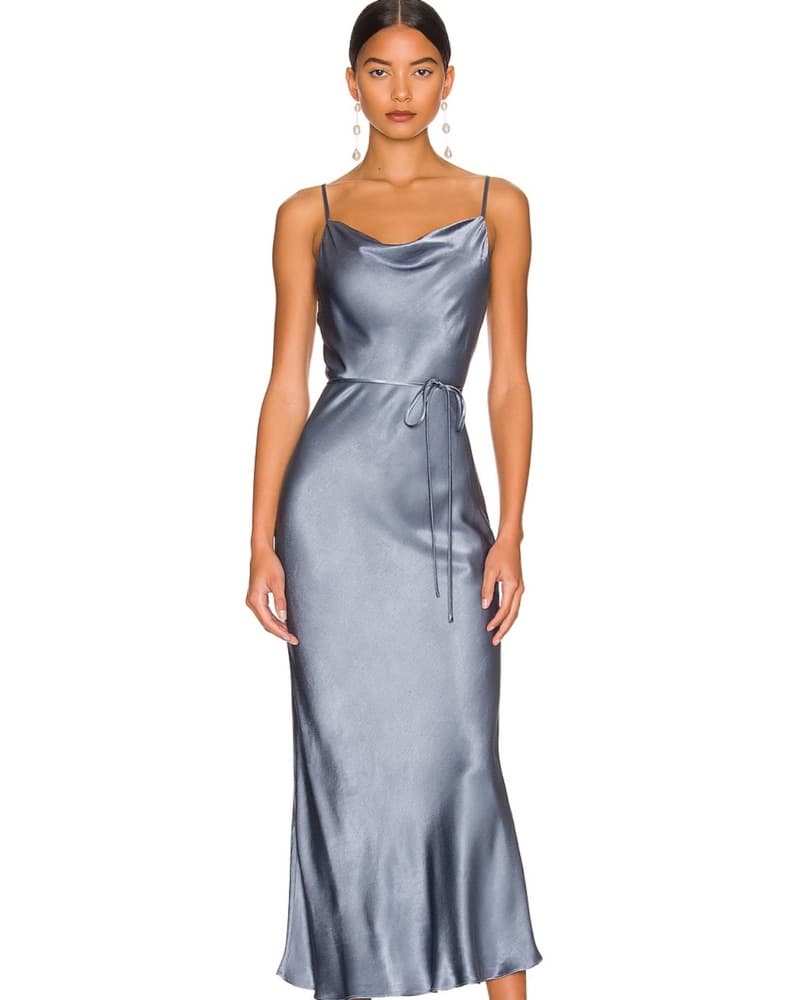 Revolve Satin Slip Dress - Image 1