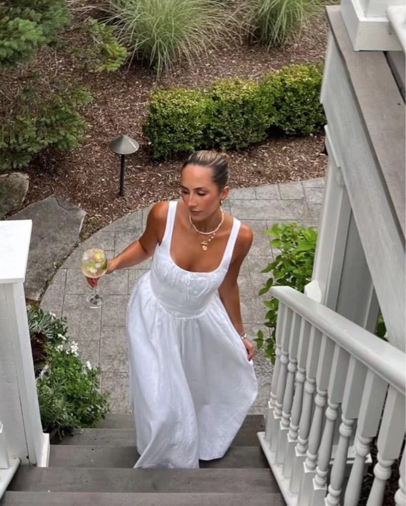 Reformation Balia Linen Dress  - Image 3