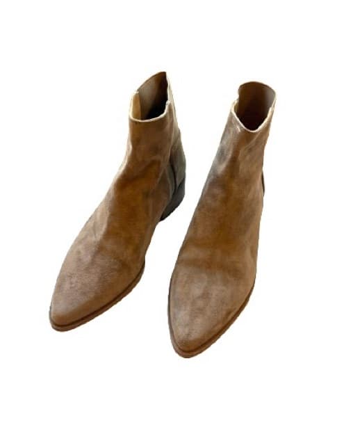 Lafayette 148 Gray Suede Boots - Image 1