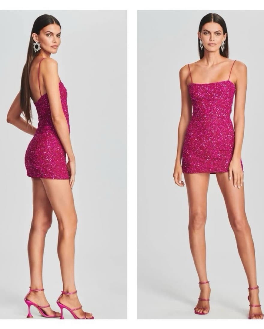 Retrofete Dionne Sequin Dress - Image 2