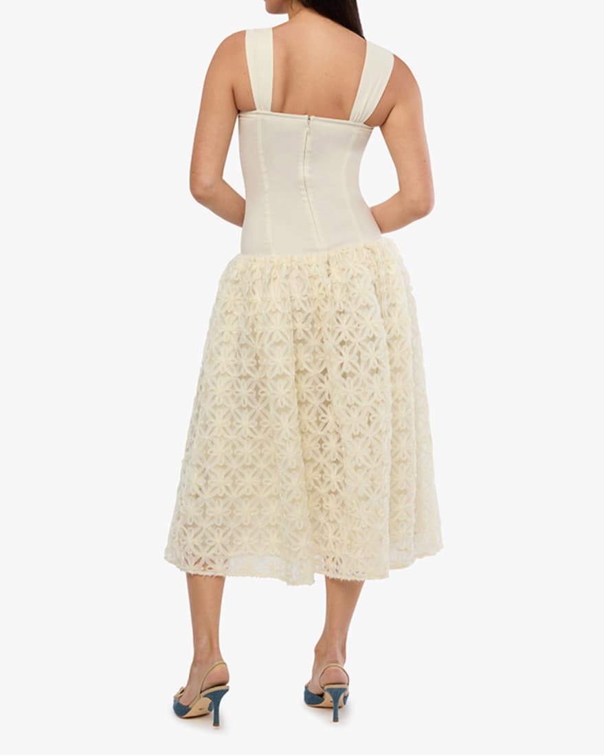 We Wore What Floral Overlay Skirt - Image 3