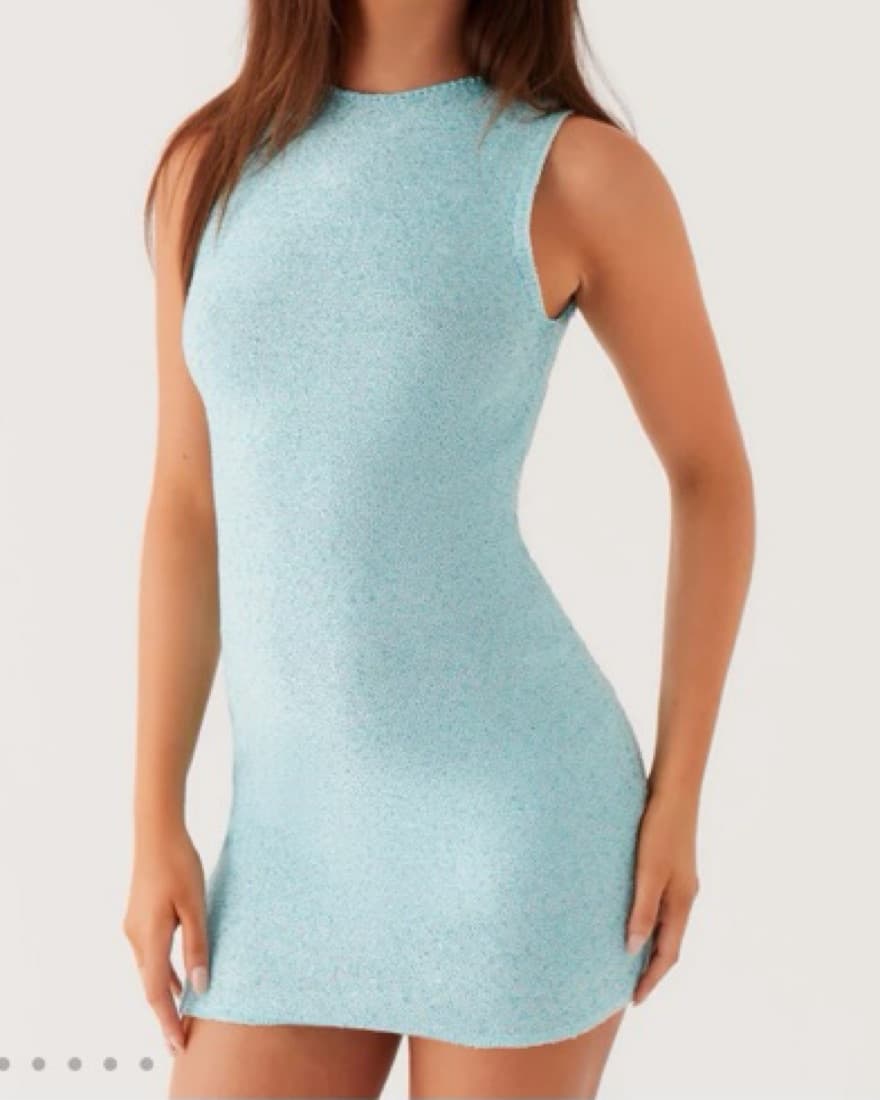 Sparkly Blue Dress - Image 2