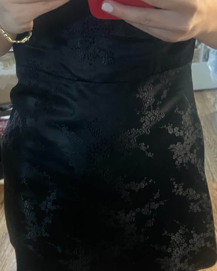 REALISATION PAR Emilie Mini Black Dress - Image 6