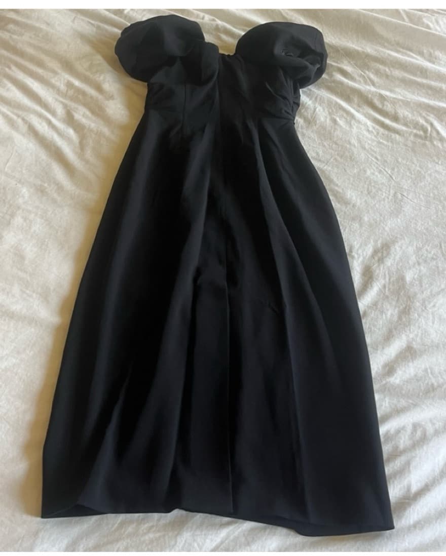 A.L.C. Nora Black Midi Dress - Image 6