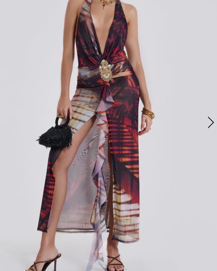 Jaded london Cindy Plunge Dress - Image 4