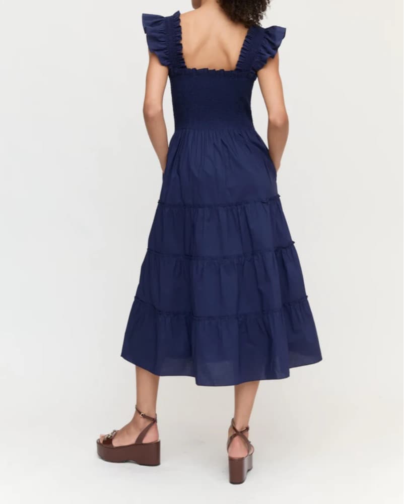 Hill House Ellie Nap Dress Navy Small - Image 2