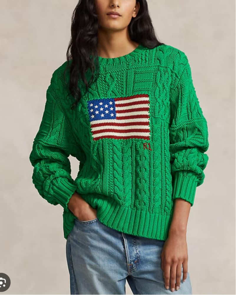 Ralph Lauren Green Sweater - Image 1