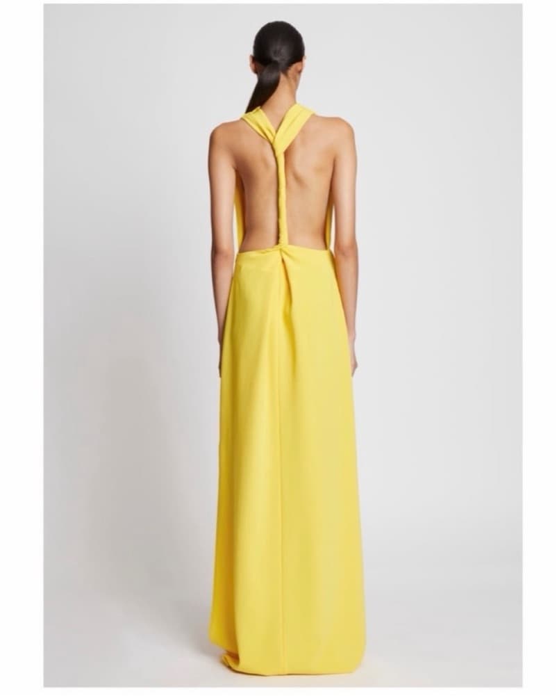 Proenza Schouler Twist Back Gown - Image 5