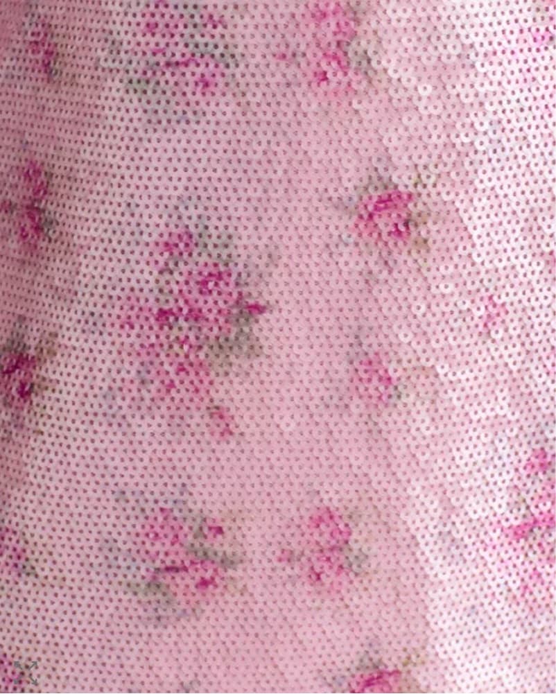 Finta Floral Sequin Lace Trim Minidress  - Image 2