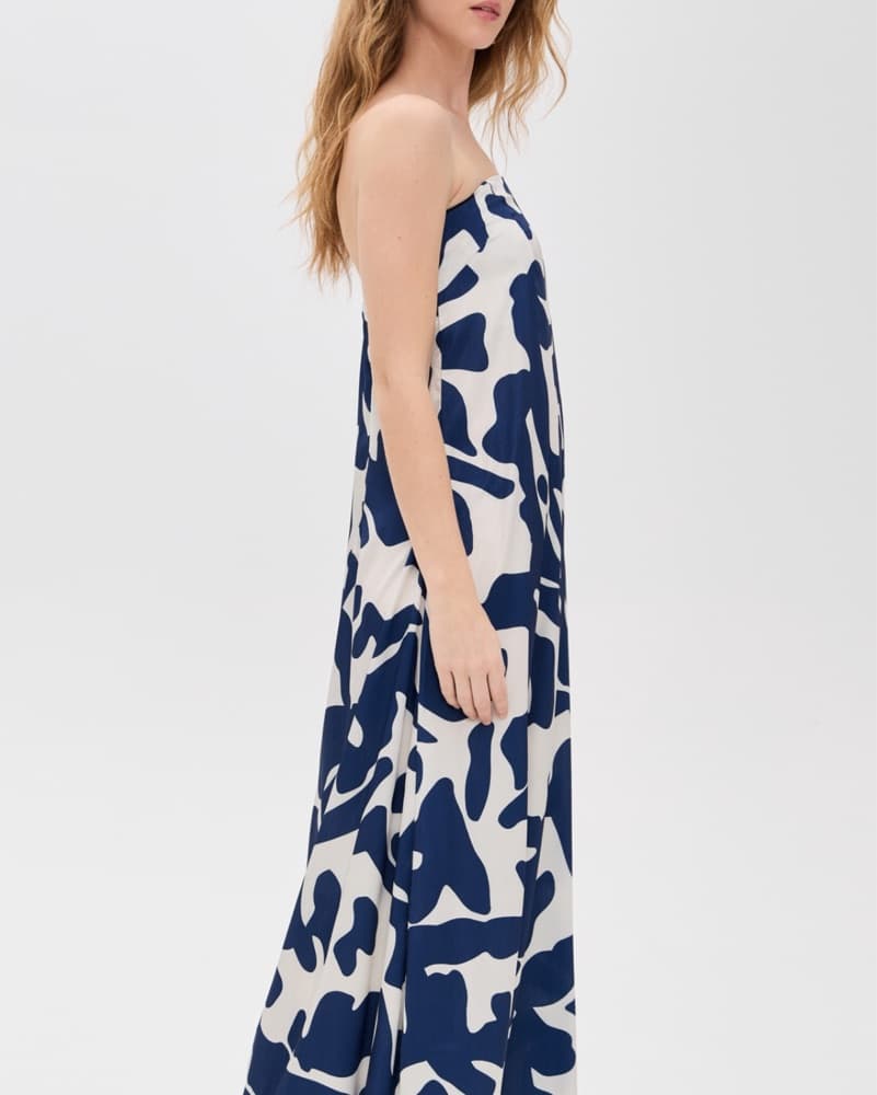 Floor Length Dress With detachable Cape  - Image 3