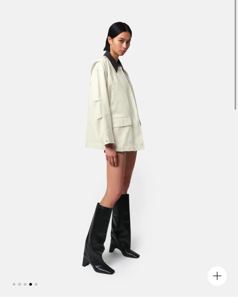 Apparis Off-white Field Coat - Image 3