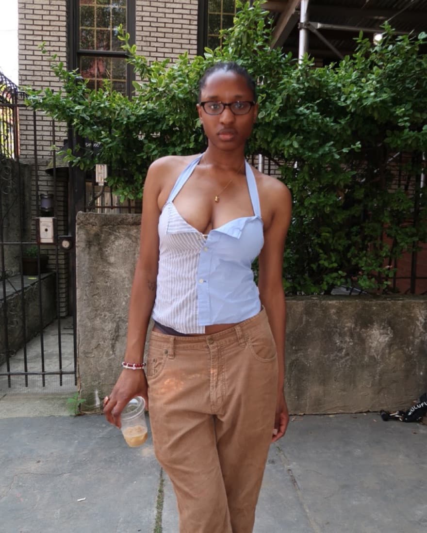 ASSUNTA NYC reworked button down top.  - Image 1