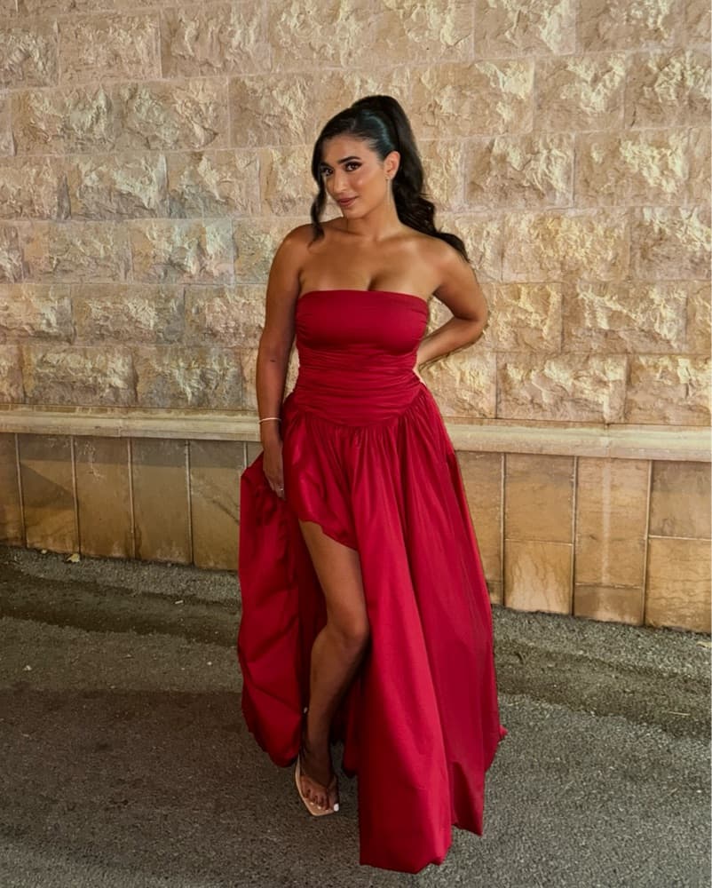Red Maxi Dress - Image 3