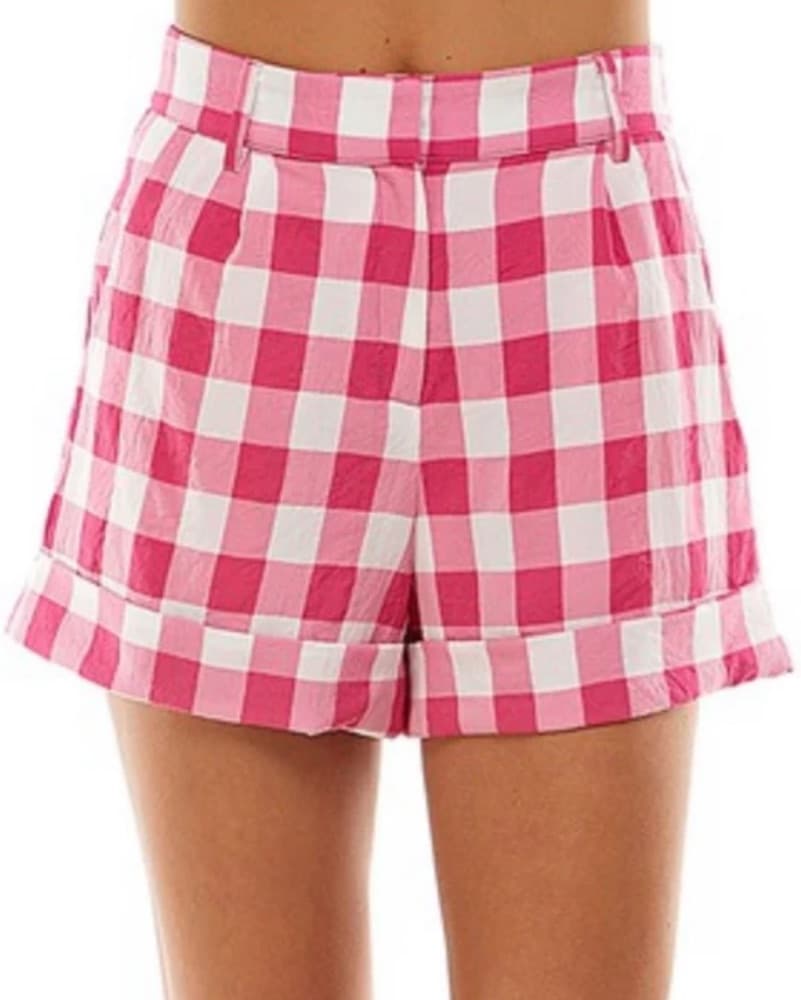 Buddy Love Pink Gingham / Plaid Shorts - Image 2