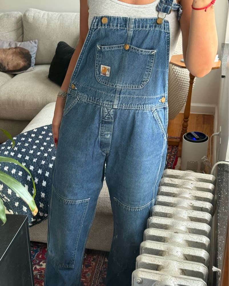 Vintage Carhartt Denim Overalls - Image 3