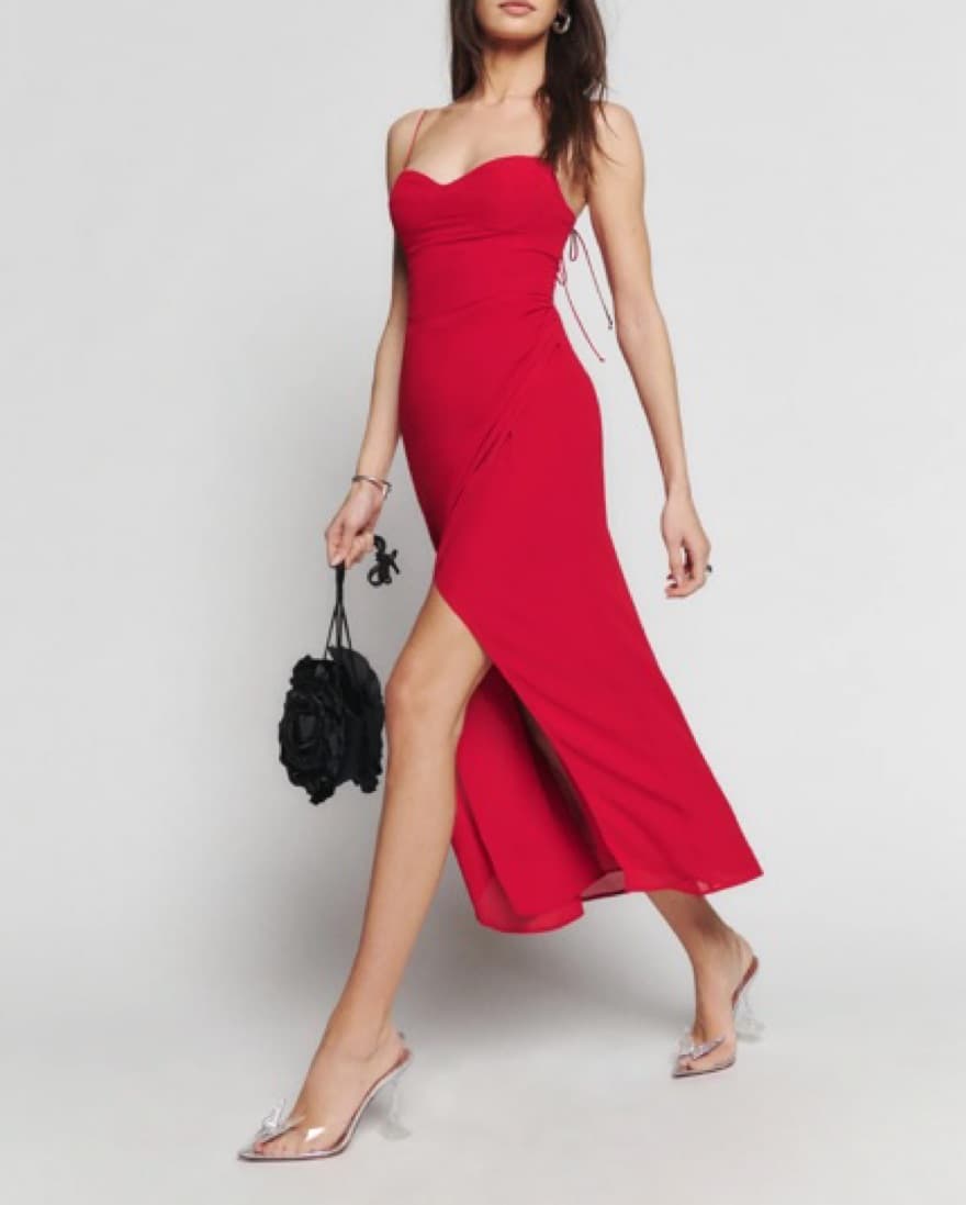 Red Reformation Kourtney Dress - Image 2