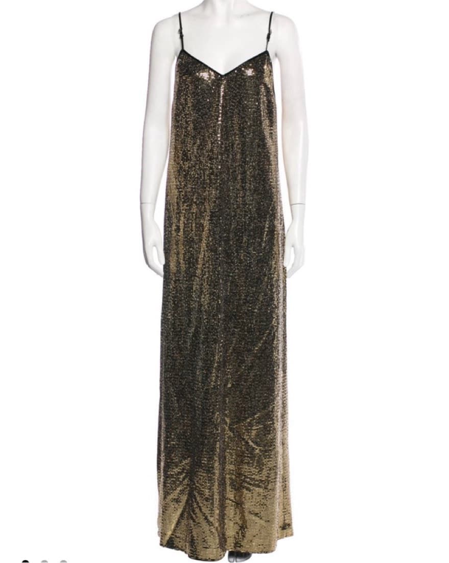 Gucci Black & Gold Evening Gown  - Image 1