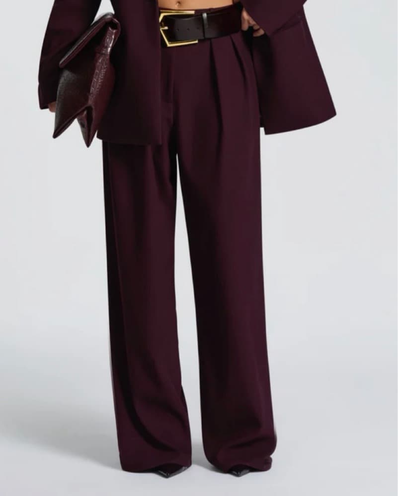 BABYBOO Kirsty Pants In Plum Size S NWT - Image 2