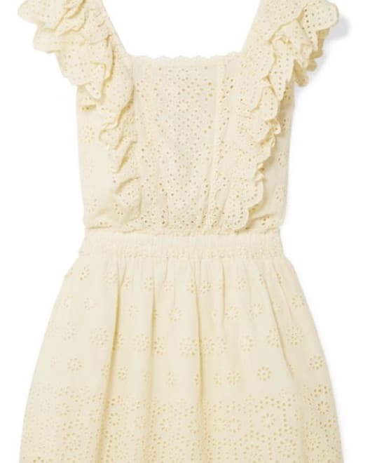 Loveshackfancy Dora Mini Dress Cream - Image 3