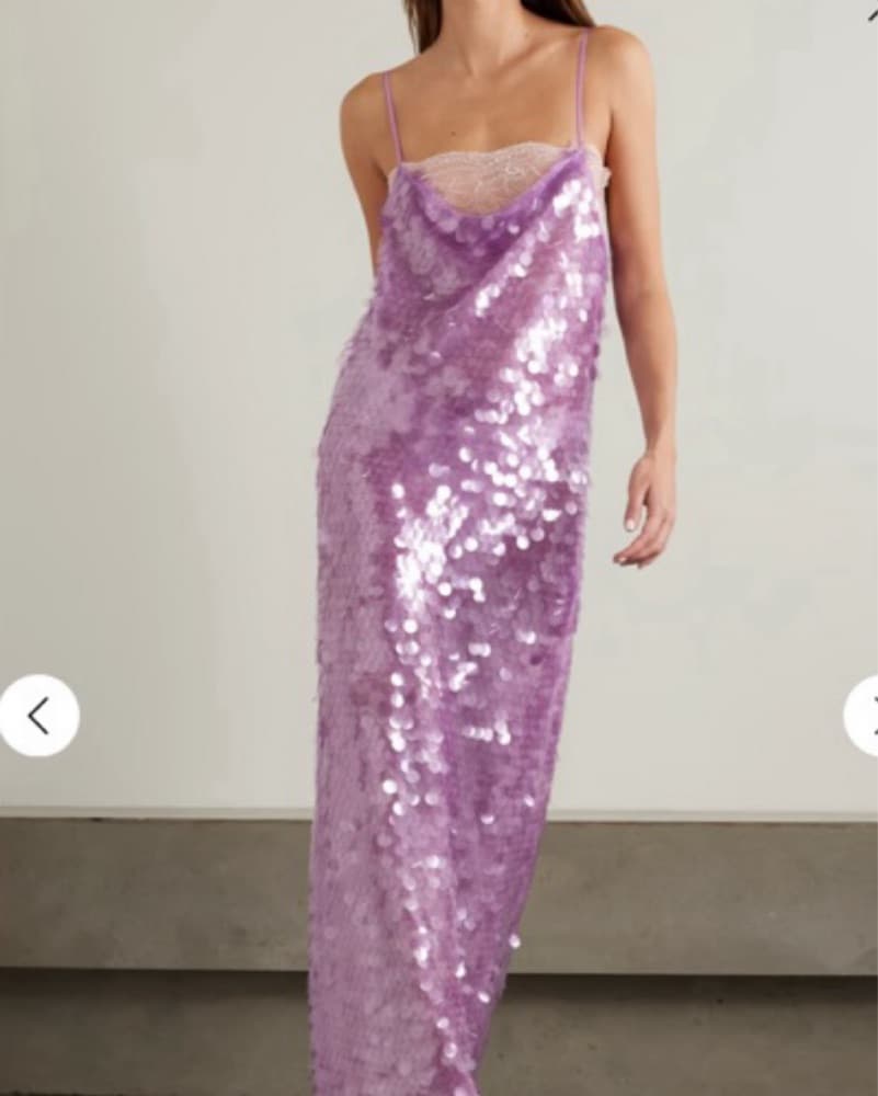 Siedres Purple Sequin Dress - Image 1