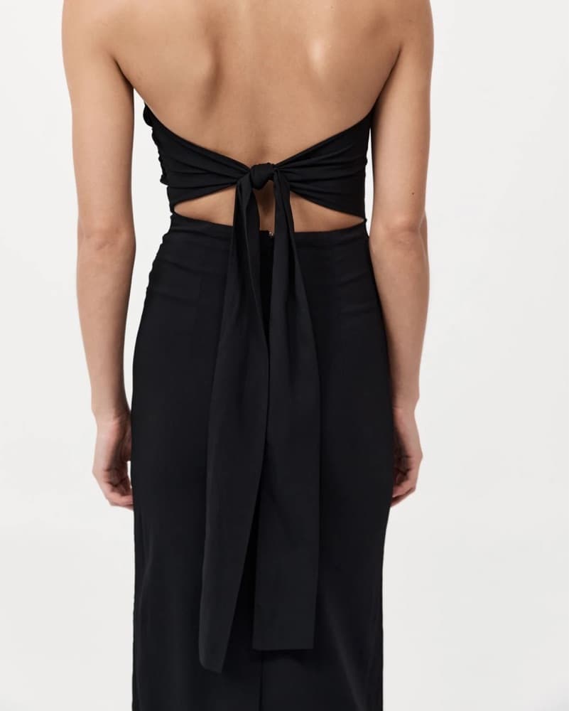 St. Agni Black Column Gown - Image 3