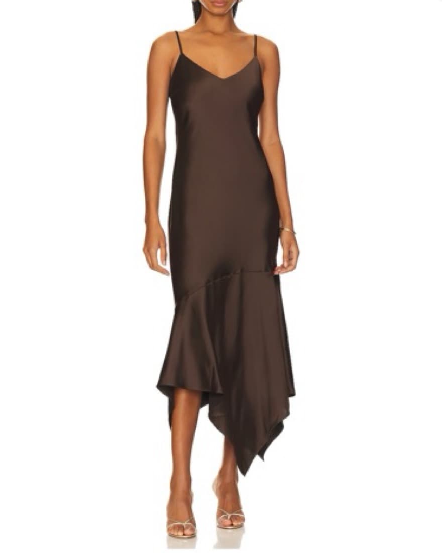 Brown Slip Dress - Image 1