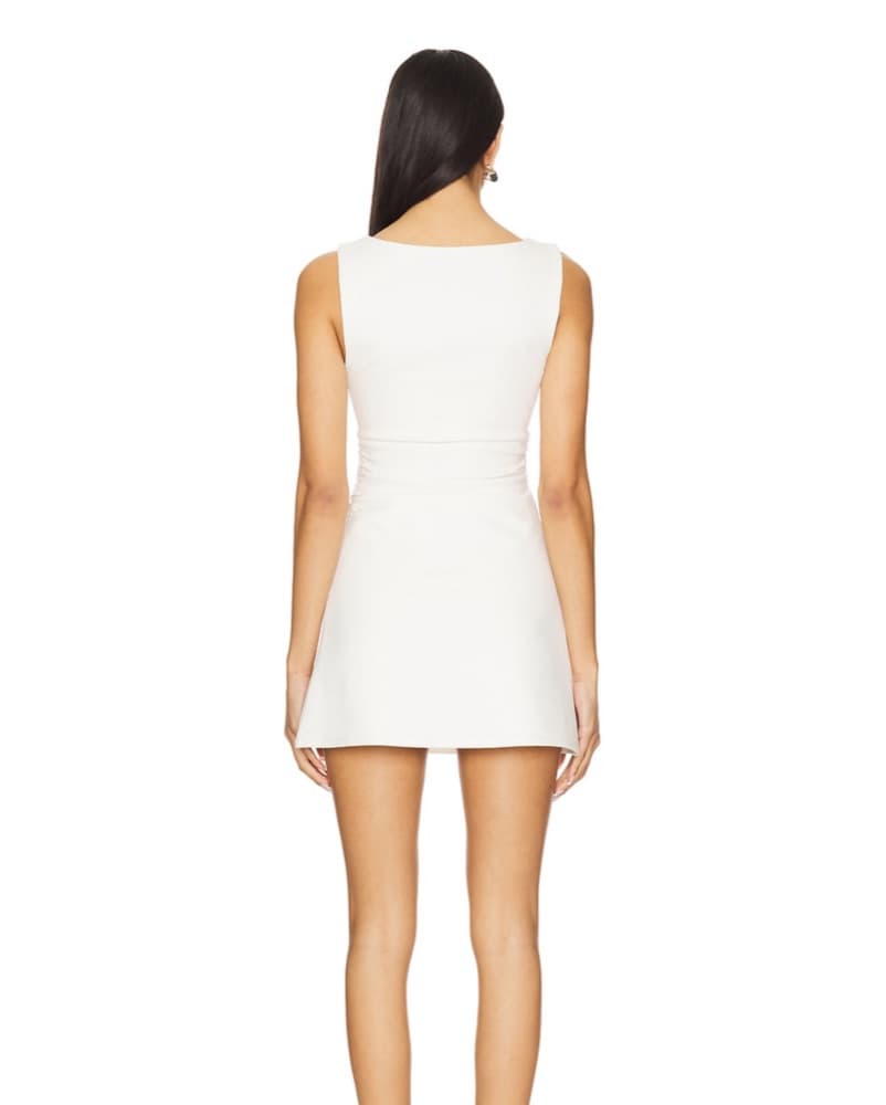 White Mini Dress - Image 3