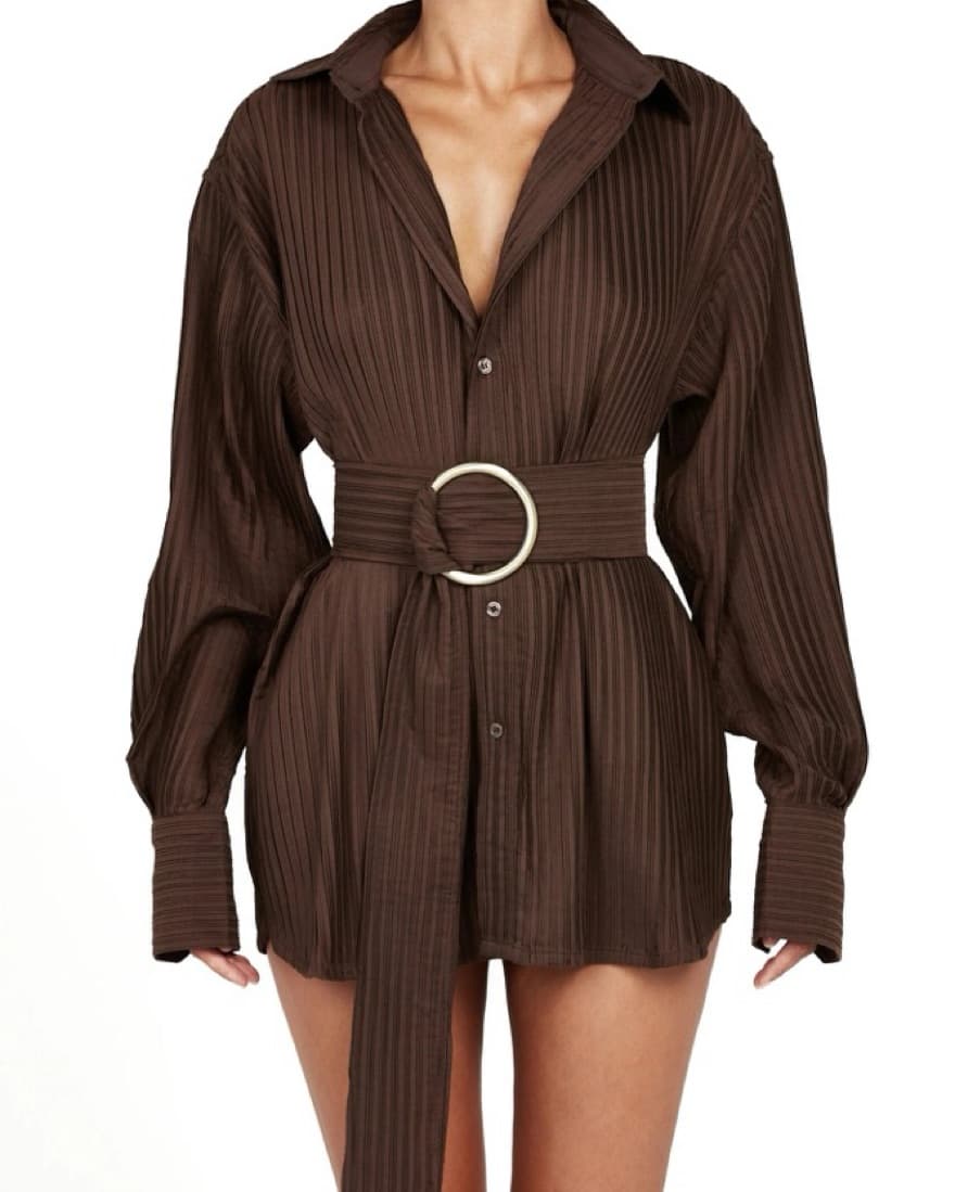 Titan Shirt In Cacao - Image 3