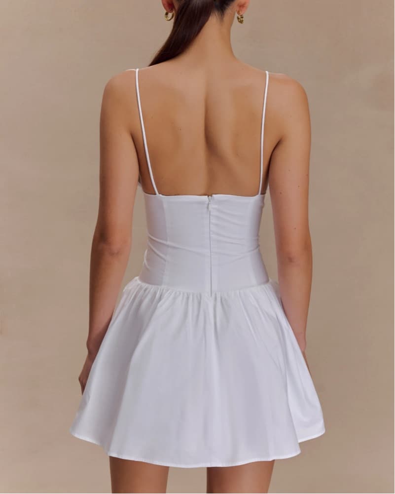 Meshki White Dress - Image 2