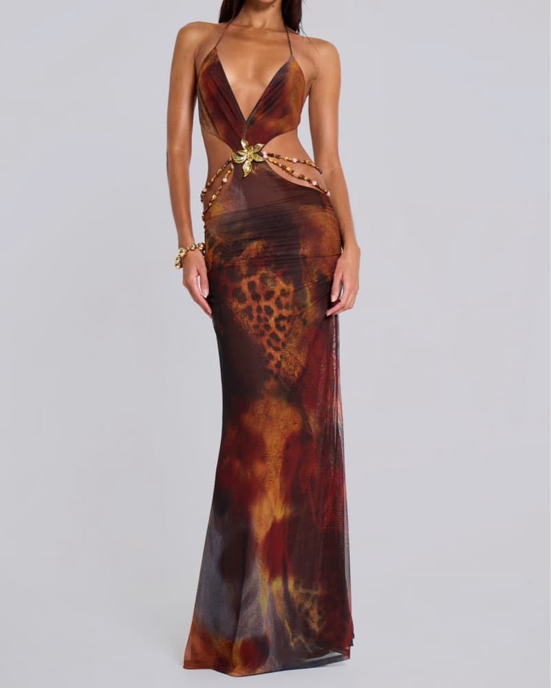 Jaded London Backless Maxi - Image 1