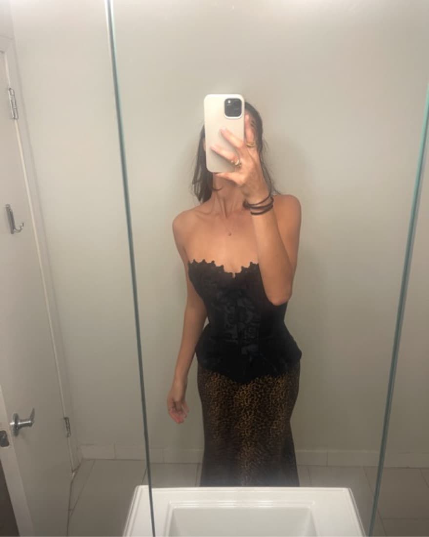Vintage black Corset  - Image 1
