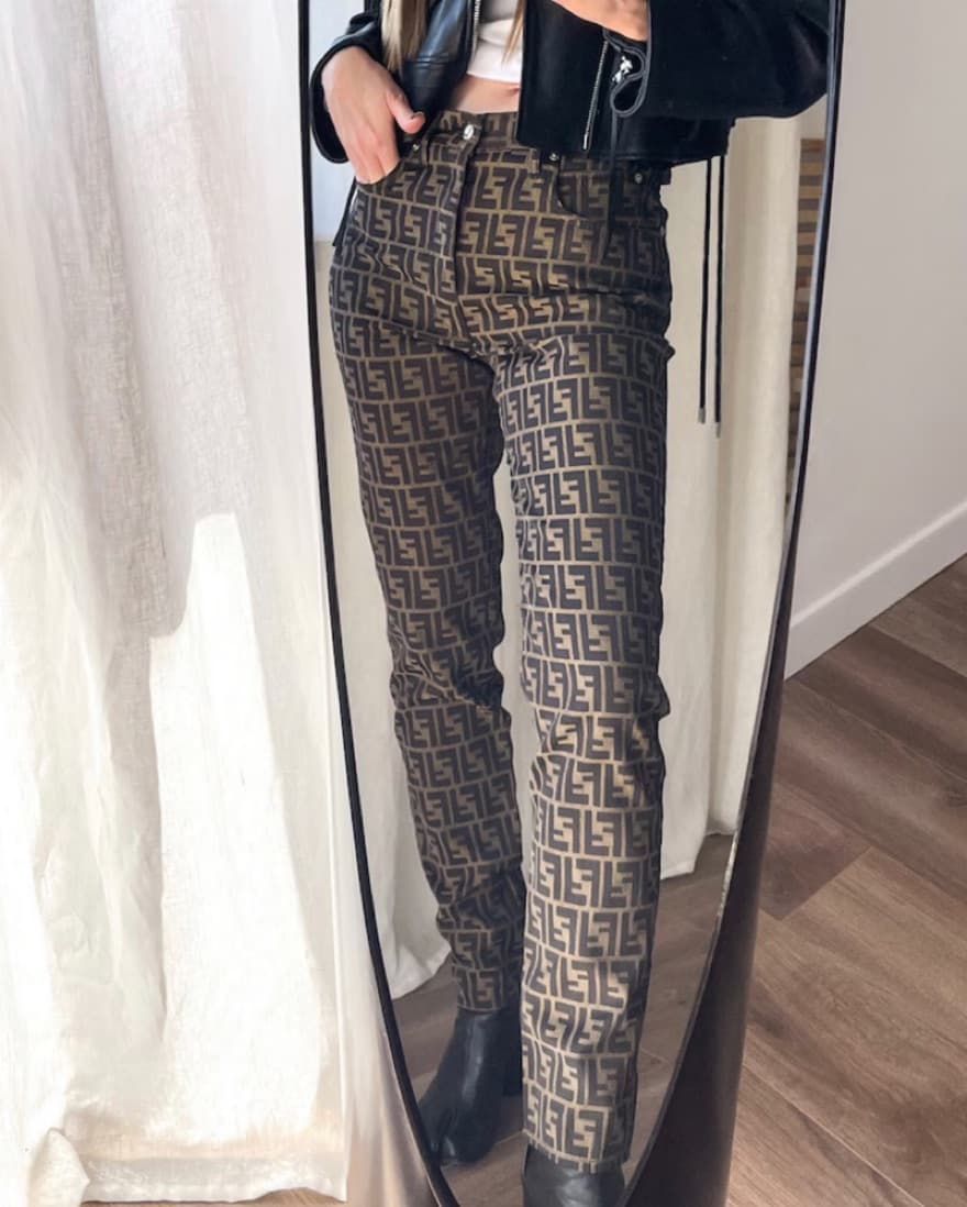 Fendi Print Pants - Image 1